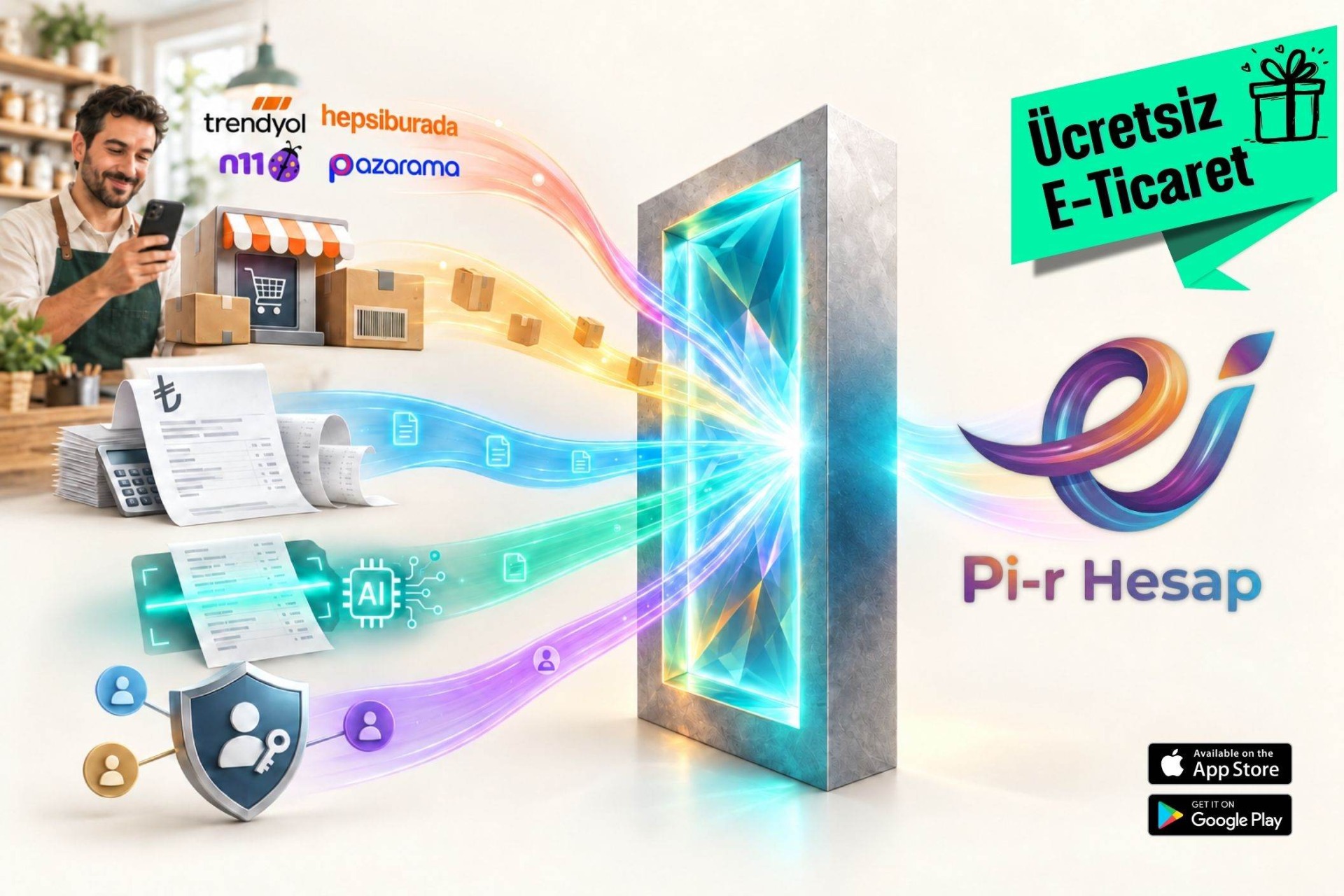 Pi-r Hesap masaüstü yönetim paneli